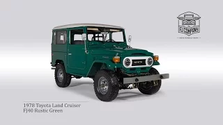 1978 Toyota Land Cruiser FJ40 Rustic Green Restoration Process FullHD