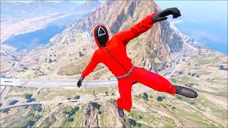 GTA 5 Squid Game Guard Ragdolls Compilation Episode 04 (Euphoria Physics Showcase)