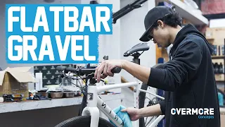 Gravel flat bar bike build | Marin Gestalt 1