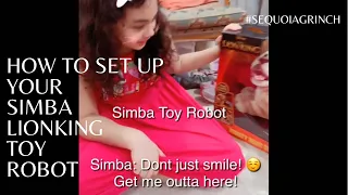 How to set up Simba LionKing 🦁🦁 Toy Robot | Where is the Battery Box 📦⁉️