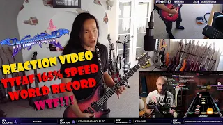 DragonForce Reaction to GHAddict Through the Fire and Flames 165% Speed 100% FC