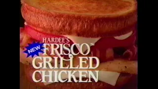 Hardee's (1992) Television Commercial - Frisco Grilled Chicken