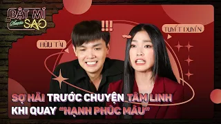 Hữu Tài, Tuyết Quyên SỢ HÃI trước chuyện TÂM LINH khi quay phim Hạnh Phúc Máu.