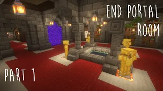 Minecraft | How to Build a End  Portal Room - Part 1