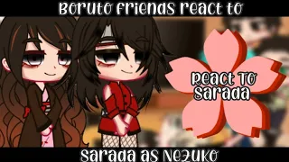 [ Boruto and his friends react to Sarada as Nezuko || ORIGINAL ||Borusara || Read desc ]