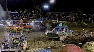 Demolition Derby Stock Compact Cars at New Alexandria Lions Club Fall Brawl Day 2 Full Heat 9-30-23