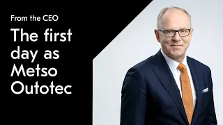Pekka Vauramo comments Metso Outotec on the first day