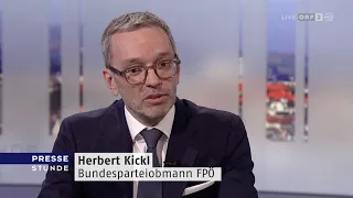 Herbert Kickl - ORF-Pressestunde - 8.5.2022