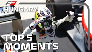 Top 5 Formula 3 Moments | 2021 Hungarian Grand Prix