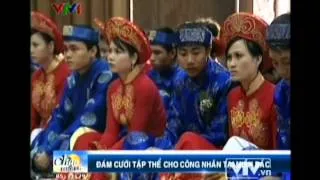 Xem đám cưới của 20 cặp đôi công nhân ngày "tam trùng" 12/12/2012