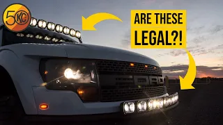 Are LED Light Bars and Aux Lights Legal? | Legality of LED Lights Explained