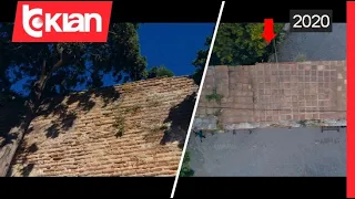 Muri antik ne Durres me shume 5 metra i gjere, edhe sot mund te ecesh mbi te