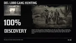 Del Lobo Gang Hunting, 100% Discovery - Red Dead Redemption 2