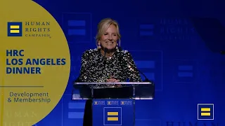 Dr. Jill Biden Speaks at the 2024 HRC Los Angeles Dinner