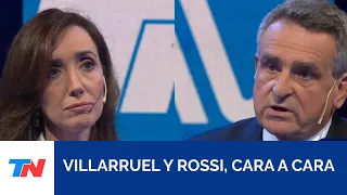 Tremendo cruce entre Victoria Villarruel y Agustín Rossi en el "Debate en A2V"