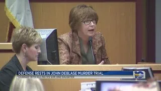 Defense rests its case in DeBlase capital murder trial