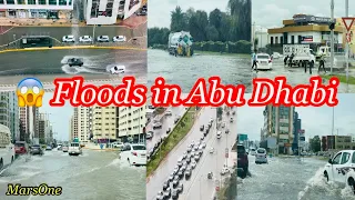 🇦🇪Floods after Rain in AbuDhabi | Several streets in AbuDhabi have been flooded due to heavy rains