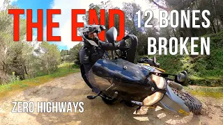 THE ACCIDENT - Voge 300 Rally EPIC FAIL Part 5/5 - How to break 12 BONES