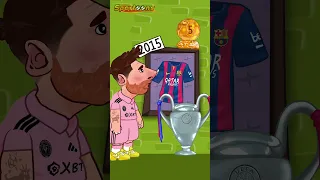 ALL 8 Ballon d'Or of Lionel Messi 👑 #football #messi #lionelmessi #ballondor