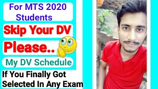 SSC MTS 2020 DV | CR REGION | My DV Schedule |  Please SKIP For Needy 🙏 | Karan Singh