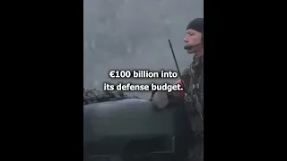 Germany's promise to pump 100 billion into it's military