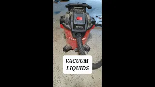 Turn a Dry Vac into Wet Vac