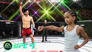 UFC4 Doo Ho Choi vs Karate Kid EA Sports UFC 4 PS5 Super Fight