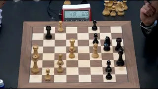 Final Exciting Moment of Carlsen Caruana Tiebreak Game 1