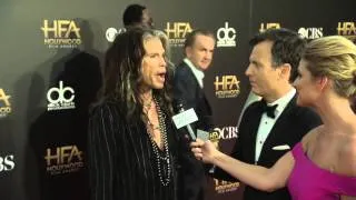 Steven Tyler Red Carpet Interview - Hollywood Film Awards 2014