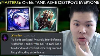 Master Player tells me ON-HIT AOE Tank Ashe is CRACKED.. so I tried it