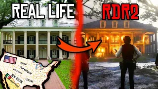 Every Location That Exist in REAL LIFE! - Red Dead Redemption 2!