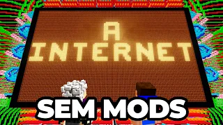 Criaram a INTERNET dentro do Minecraft! (sem mods)