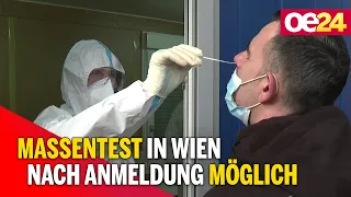 Massentest in Wien nach Anmeldung möglich