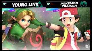 Super Smash Bros Ultimate Amiibo Fights – Young Link vs the World #33 Young Link vs Red