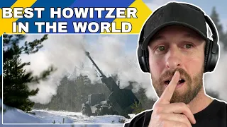 British Solider Reacts to Swedish Archer Howitzer in the Donetsk Region. Sniper Artillery in Action