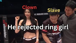 MMA Champion Fighter rejects Ring Girl