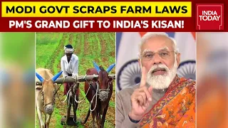 PM Modi Bows Down To Farmers, Scraps Farm Laws; Opposition Fires Fresh Salvo Against Government