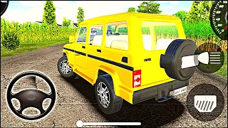 Indian cars simulator 3d - offroad bolero car driving - car game android gameplay