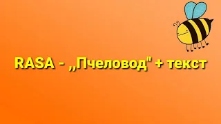 Текст песни Пчеловод RASA