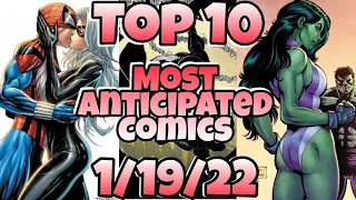 Top 10 most anticipated NEW Comic Books 1/19/22  Two Iconic Characters Return!