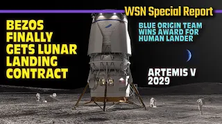 Bezos Gets Long-Sought NASA Moon Lander Contract - Blue Origin To Provide Craft for 2029 Flight