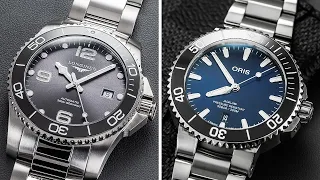 Two Of The Best Dive Watches Around $2,000 - Longines HydroConquest vs. Oris Aquis