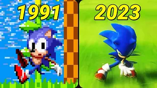 Evolution of Sonic Screech Halt 1991-2022