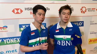 Marcus Fernaldi Gideon/ Kevin Sanjaya Sukamuljo - Hylo Open 2021