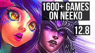 NEEKO vs SYNDRA (MID) | 6/1/9, 1600+ games, 1.0M mastery, Dominating | KR Master | 12.8