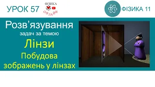 Фізика 11. Урок розв'язування задач «Лінзи. Побудова зображень у лінзах»