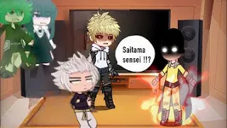 S Class Heroes + Fubuki + Garou react to Saitama and Garou ||One Punch Man| Gacha Club||Complication