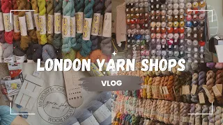London yarn shop guide - vlog and haul - The Woolly Worker Knitting Podcast