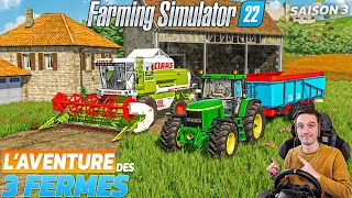 L'AVENTURE DES 3 FERMES S3 ! INSTALLATIONS DANS NOS FERMES ! #01