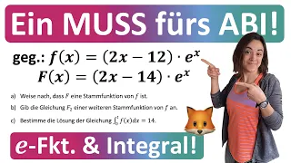 🦊 DAS MUSS IM MATHE ABI SITZEN! | 10 Minuten Analysis | e-Funkion und Integral | OHimi Abitur 2022